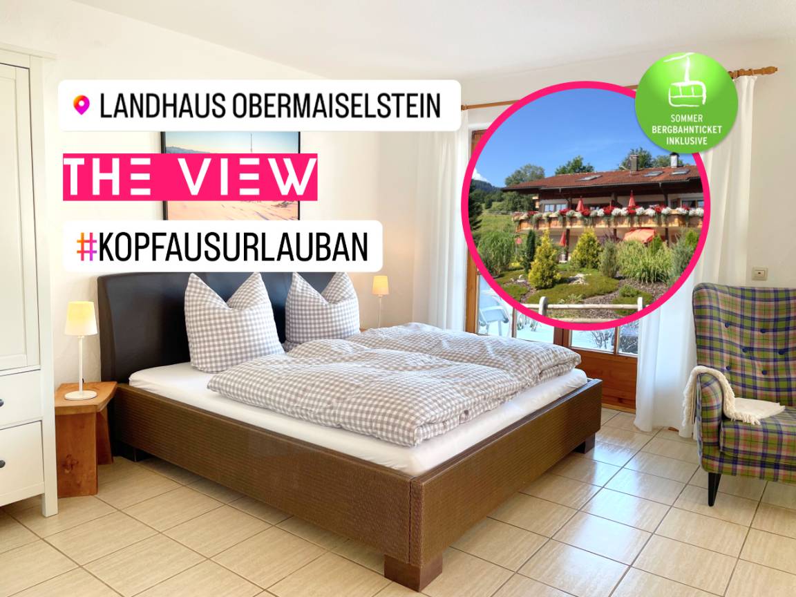34 M² Ferienwohnung ∙ 1 Schlafzimmer ∙ 2 Gäste - Obermaiselstein