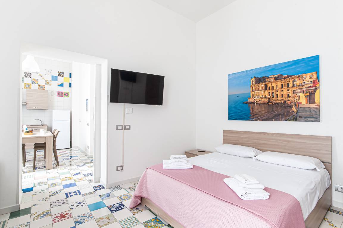 Apartamento ∙ 1 Habitación ∙ 4 Huéspedes - Nápoles