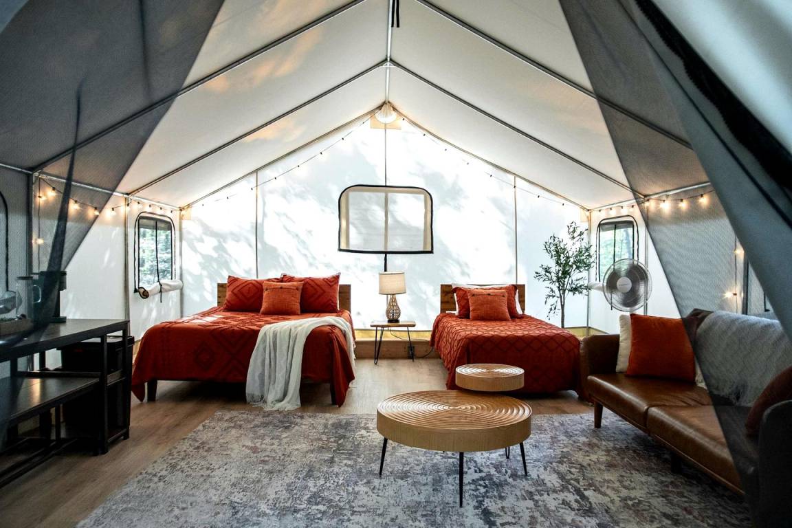 Camping-unterkunft ∙ 1 Schlafzimmer ∙ 4 Gäste - Kentucky