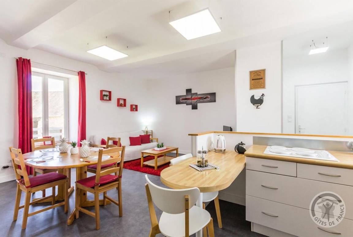 65 m&sup2; G&icirc;te 2 Schlafzimmer 4 G&auml;ste