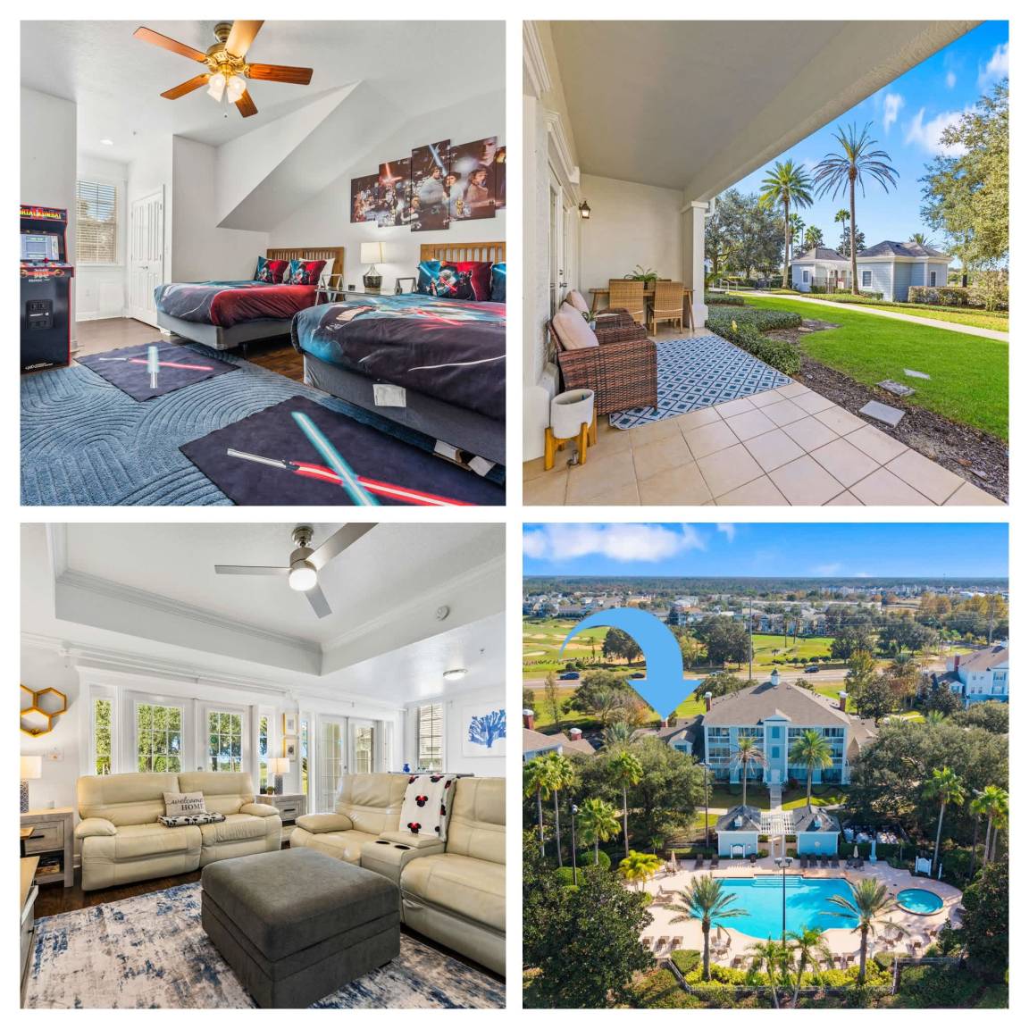 193 M² Villa ∙ 3 Habitaciones ∙ 10 Huéspedes - Haines City, FL