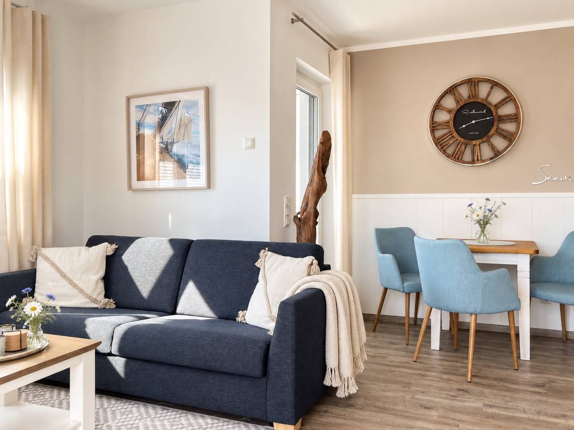 54 m&sup2; Ferienwohnung 2 Schlafzimmer 3 G&auml;ste