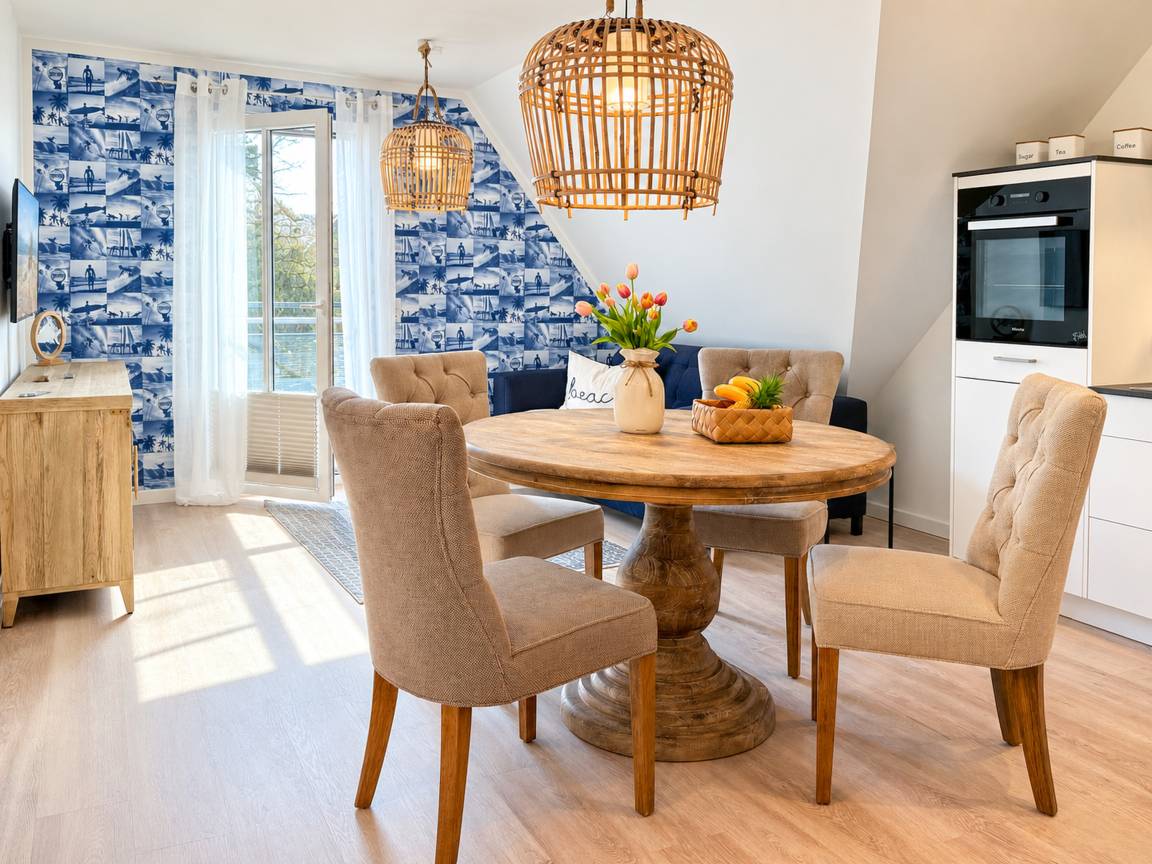 60 m&sup2; Ferienwohnung 2 Schlafzimmer 4 G&auml;ste