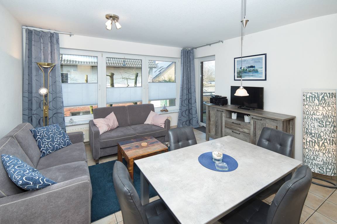 60 m&sup2; Ferienwohnung 2 Schlafzimmer 4 G&auml;ste