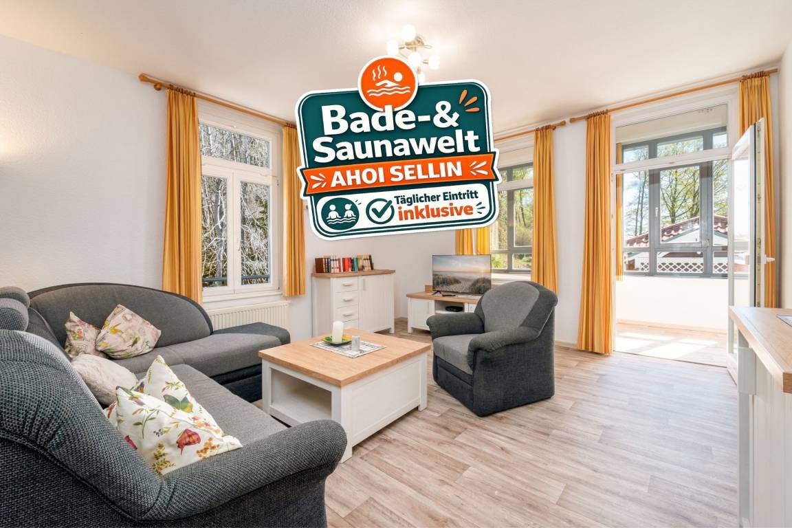 58 m&sup2; Ferienwohnung 1 Schlafzimmer 3 G&auml;ste