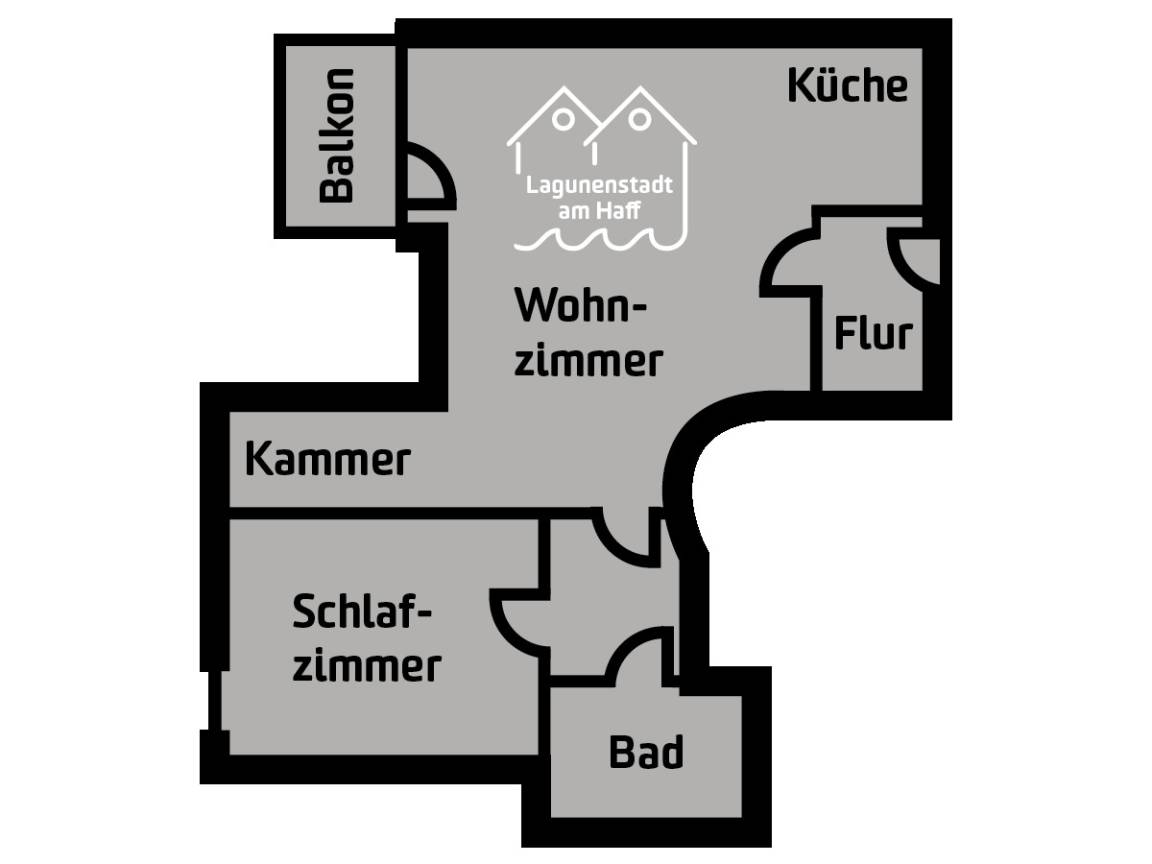 45 m² Ferienwohnung ∙ 1 Schlafzimmer ∙ 4 Gäste – Bild 10