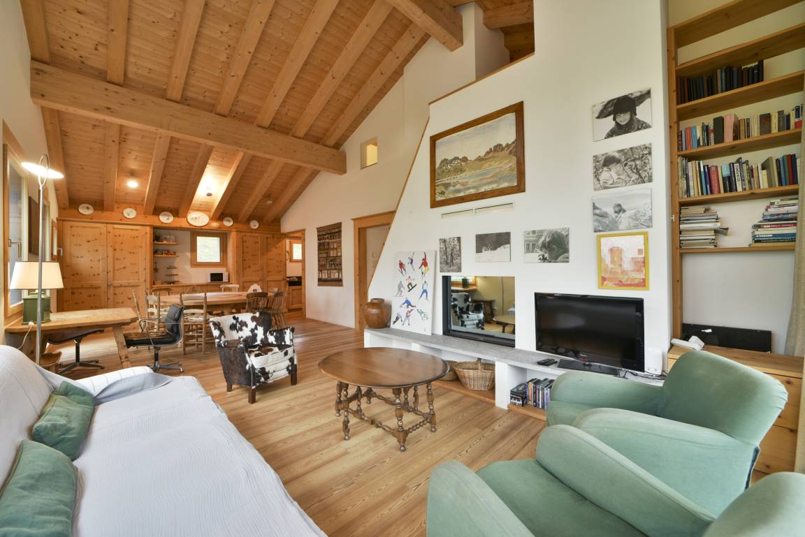 120 M² Ferienwohnung ∙ 4 Schlafzimmer ∙ 7 Gäste - Madulain