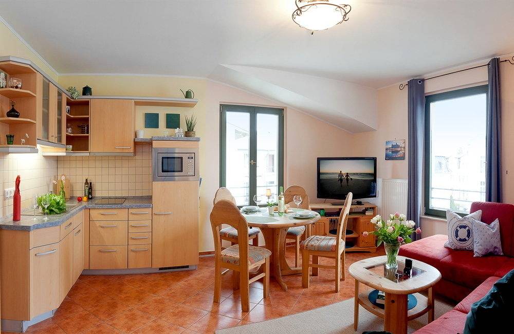 40 m² Ferienwohnung ∙ 1 Schlafzimmer ∙ 3 Gäste – Bild 1