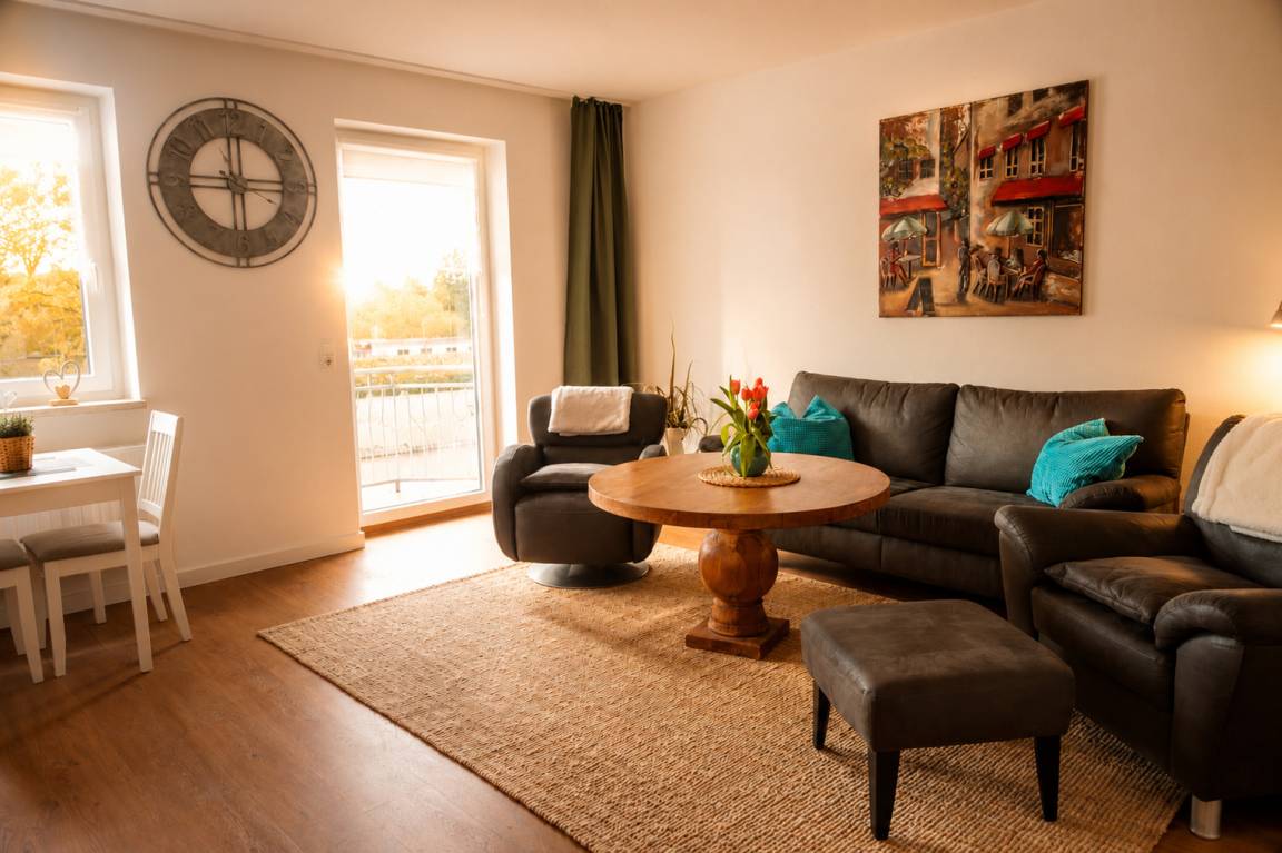 60 m&sup2; Ferienwohnung 1 Schlafzimmer 2 G&auml;ste