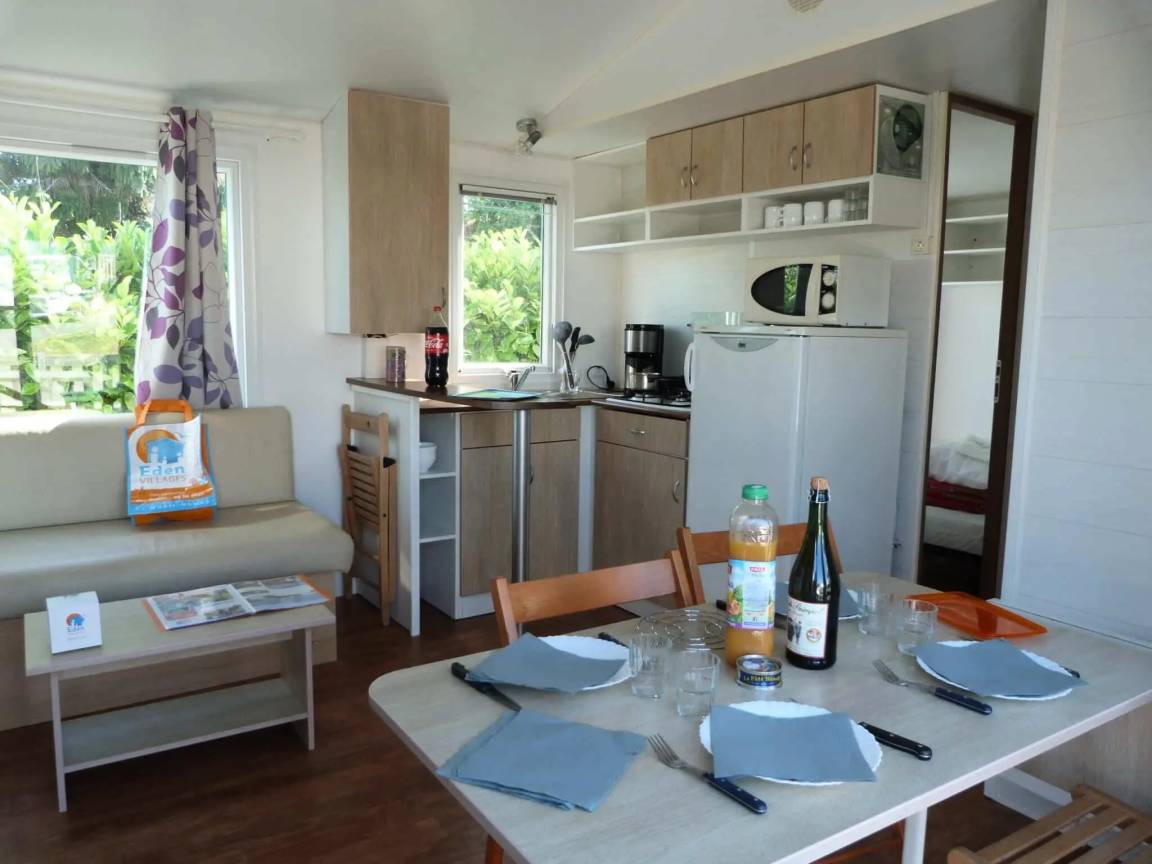 32 M² Mobil-home ∙ 3 Chambres ∙ 8 Personnes - Côtes-d'Armor