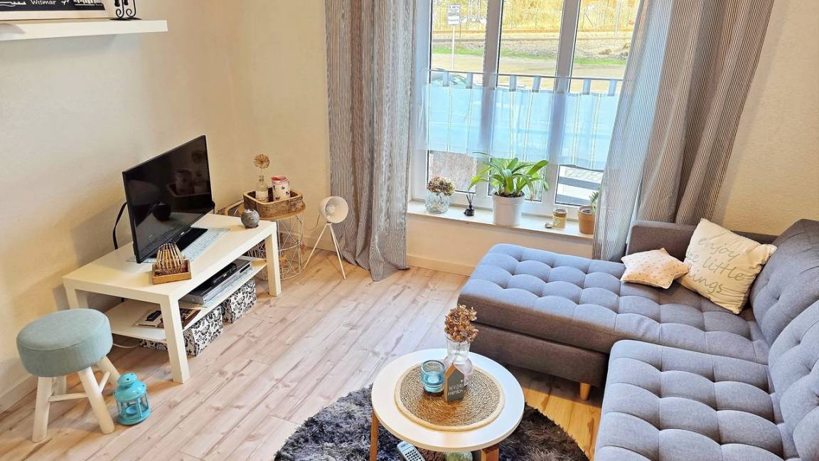 43 M² Ferienwohnung ∙ 1 Schlafzimmer ∙ 2 Gäste - Wismar