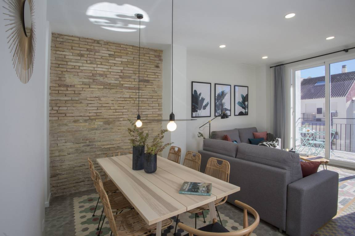 90 M² Apartamento ∙ 3 Quartos ∙ 8 Hóspedes - Valência
