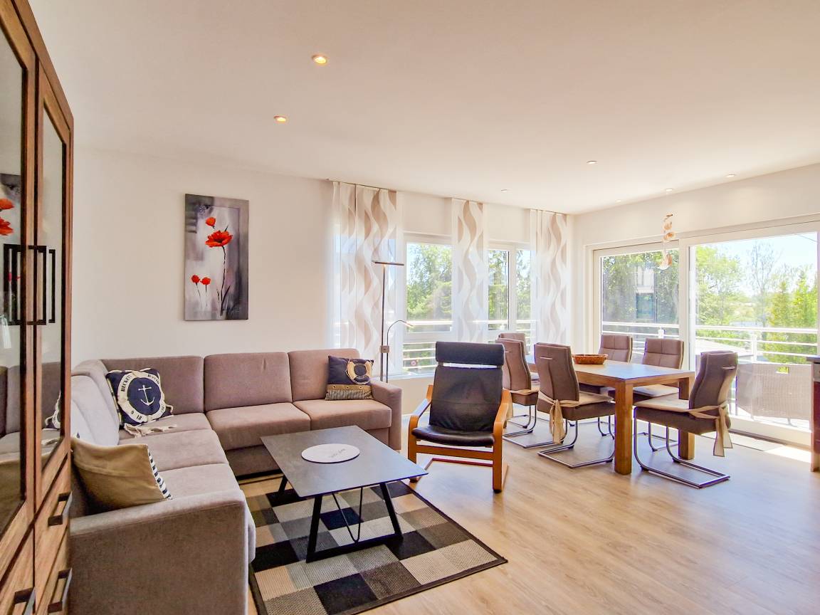 84 m&sup2; Ferienwohnung 2 Schlafzimmer 6 G&auml;ste