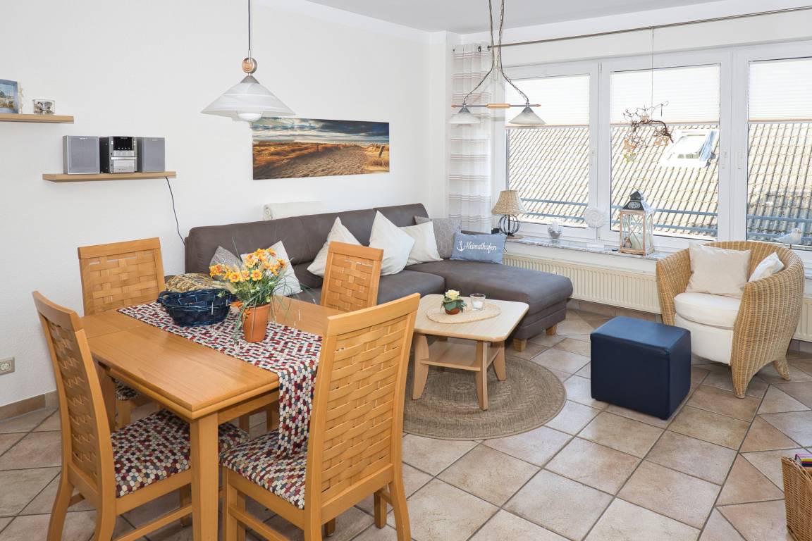60 m&sup2; Ferienwohnung 2 Schlafzimmer 4 G&auml;ste