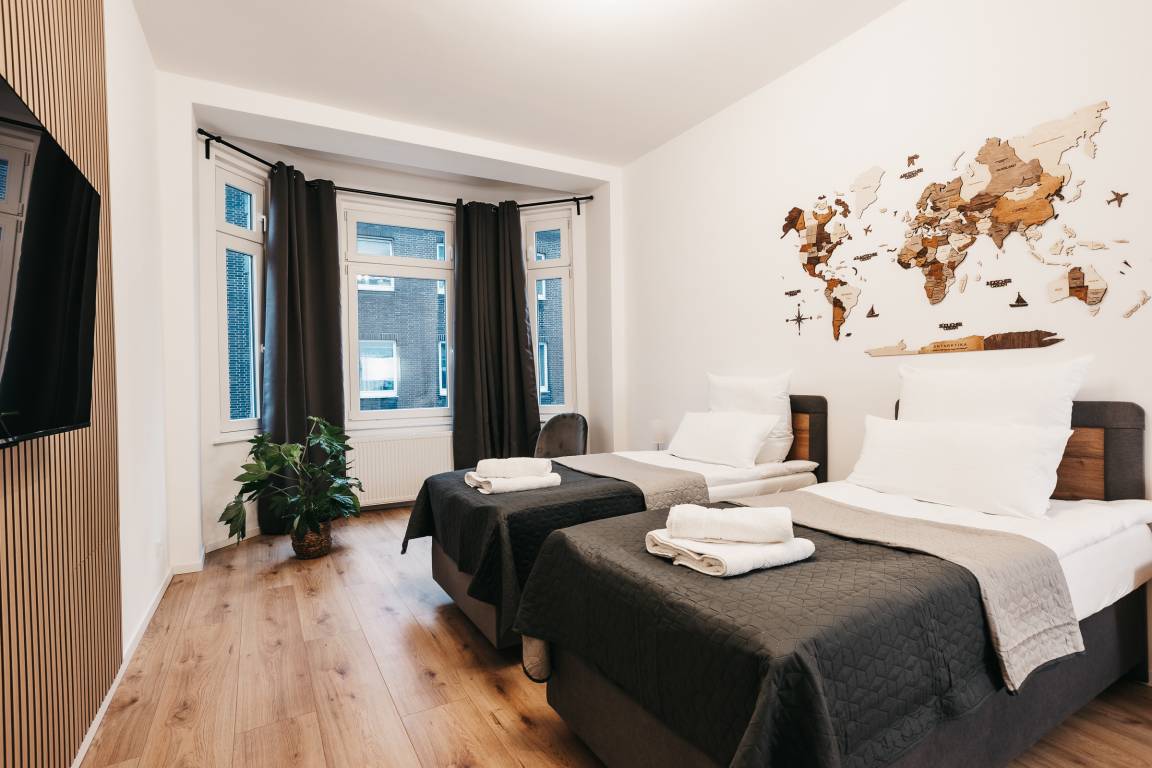 67 m&sup2; Ferienwohnung 3 Schlafzimmer 6 G&auml;ste
