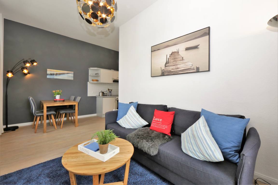 44 m² Ferienwohnung ∙ 1 Schlafzimmer ∙ 3 Gäste – Bild 1