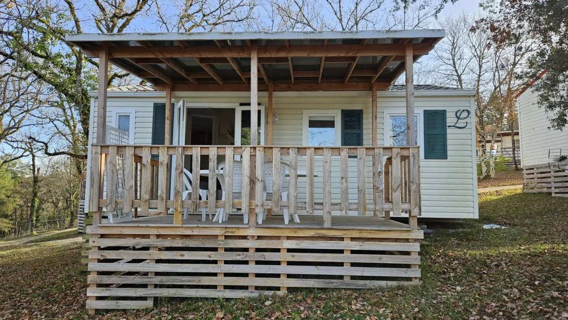 21 M² Camping ∙ 2 Slaapkamers ∙ 4 Gasten - Gourdon