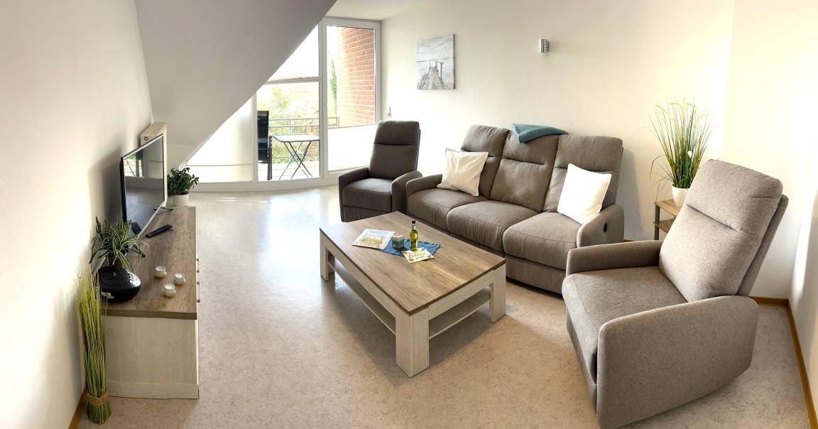 60 m&sup2; Ferienwohnung 2 Schlafzimmer 4 G&auml;ste