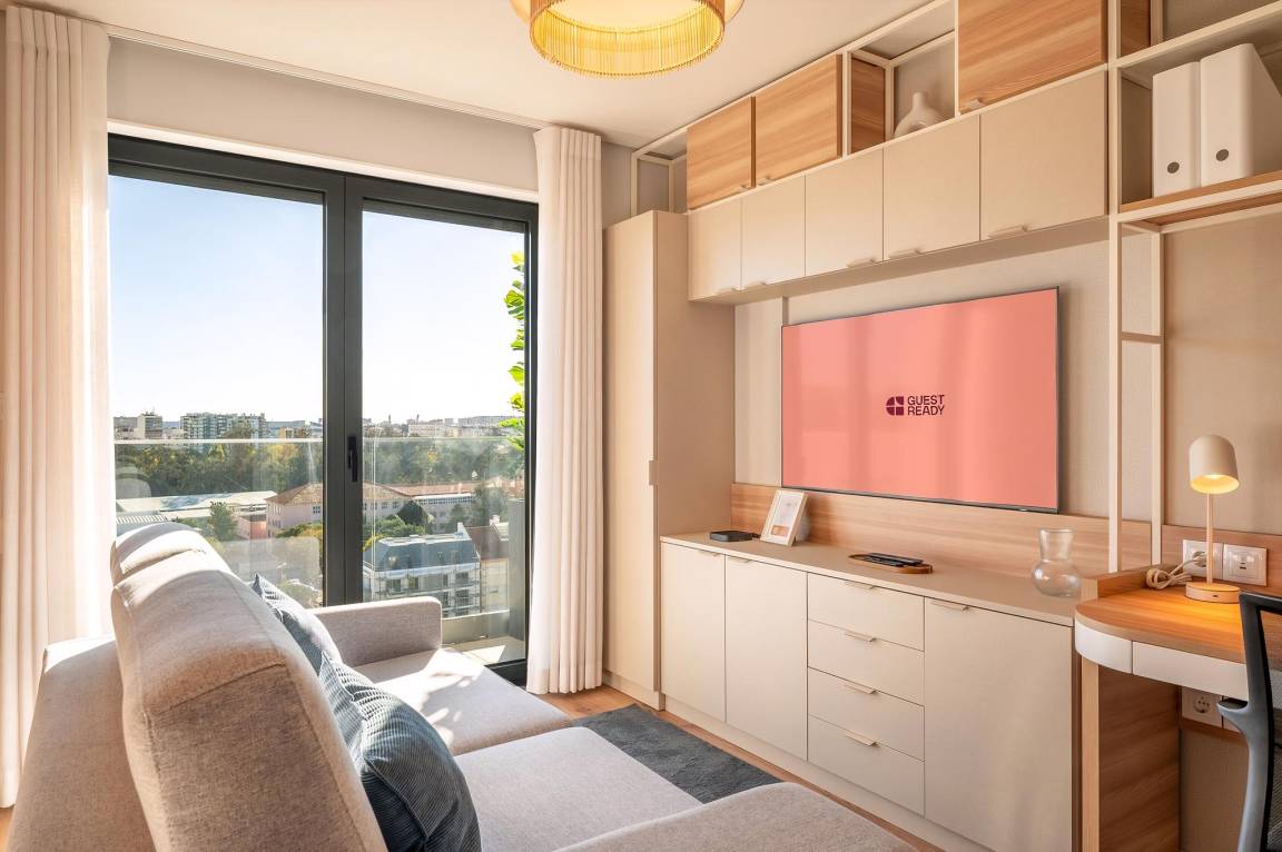 40 M² Apartamento ∙ 1 Habitación ∙ 4 Huéspedes - Loures