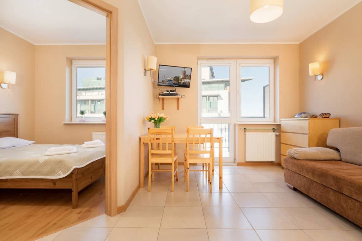 Ferienwohnung ∙ 1 Schlafzimmer ∙ 4 Gäste - Kolberg