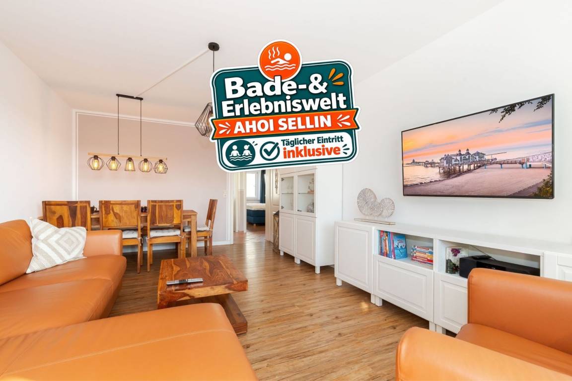 72 m&sup2; Ferienwohnung 2 Schlafzimmer 6 G&auml;ste