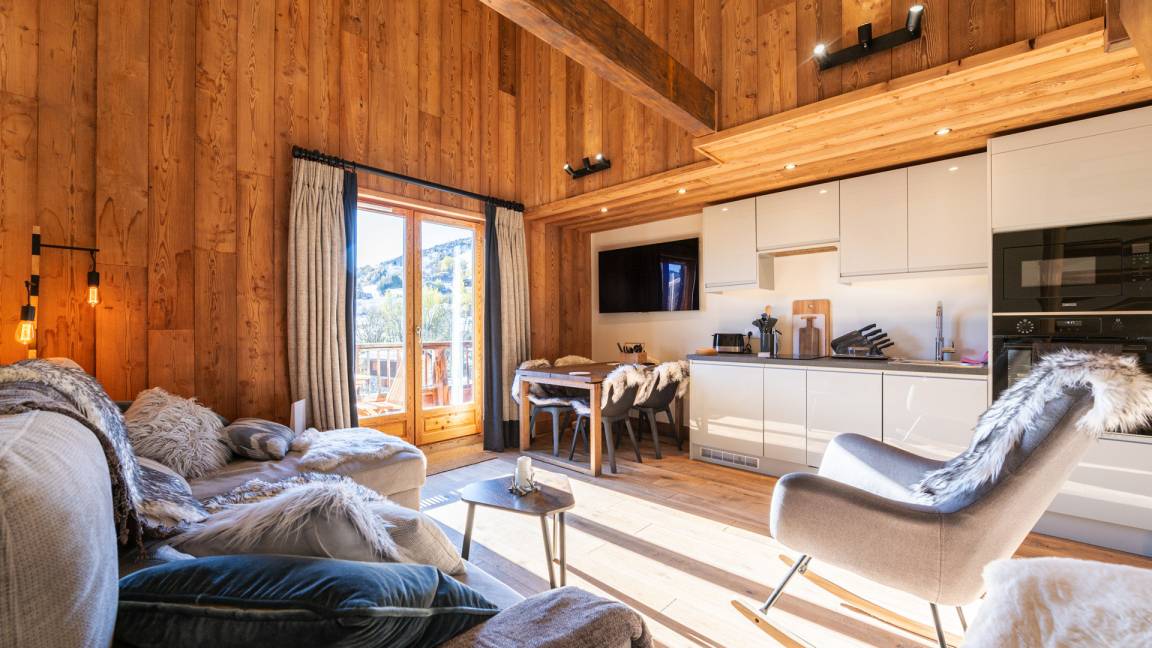 56 M² Appartamento Vacanza ∙ 3 Camere Da Letto ∙ 6 Ospiti - Saint-Sorlin-d'Arves