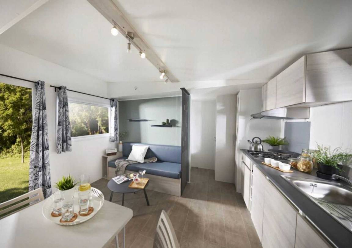 20 M² Camping ∙ 2 Habitaciones ∙ 6 Huéspedes - Saint-Jean-de-Monts