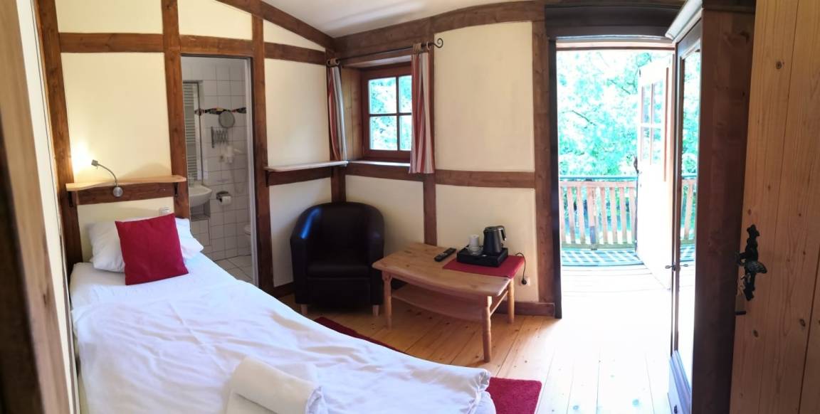12 m&sup2; Privatzimmer 1 Schlafzimmer 1 Gast