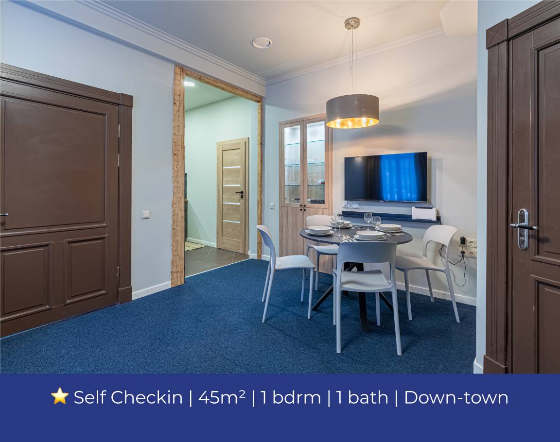45 M² Apartamento ∙ 1 Habitación ∙ 4 Huéspedes - Riga