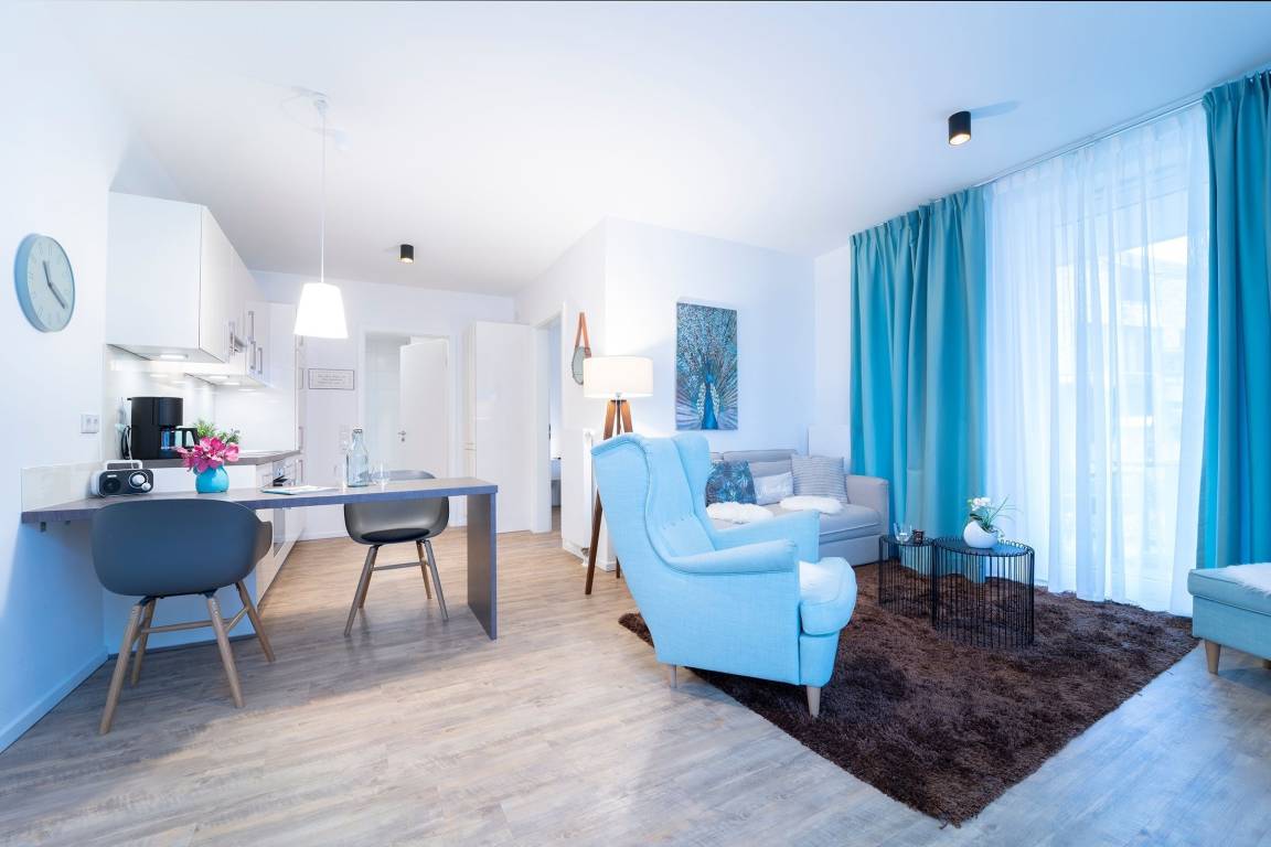 48 m² Ferienwohnung ∙ 1 Schlafzimmer ∙ 2 Gäste – Bild 5