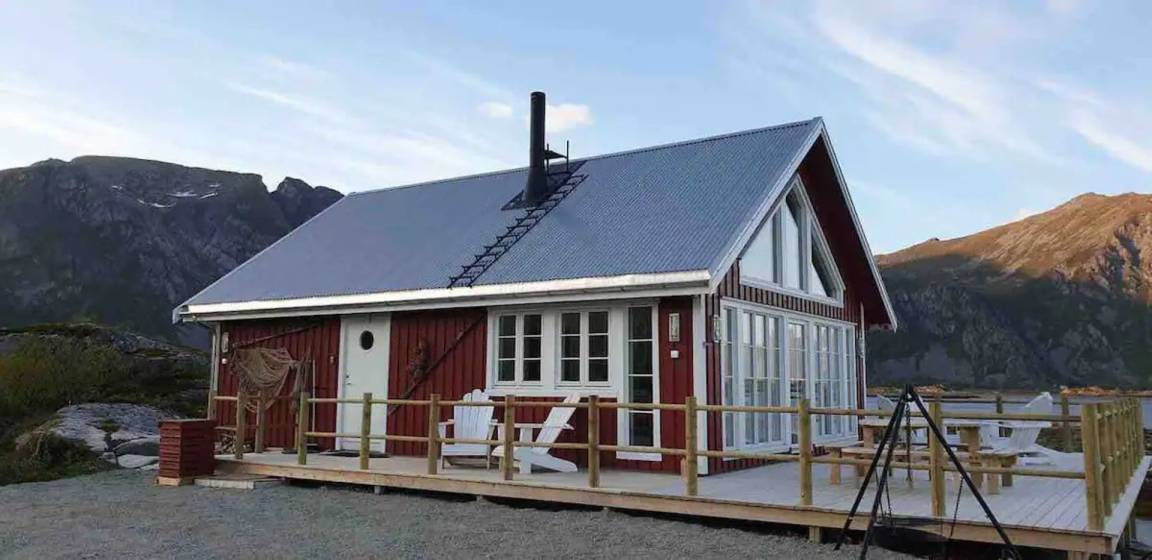 85 M² Cabaña ∙ 2 Habitaciones ∙ 4 Huéspedes - Stamsund