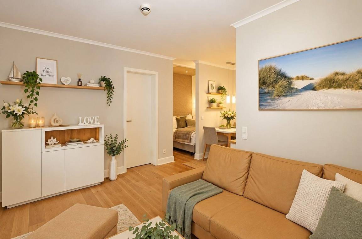 40 m&sup2; Ferienwohnung 1 Schlafzimmer 2 G&auml;ste
