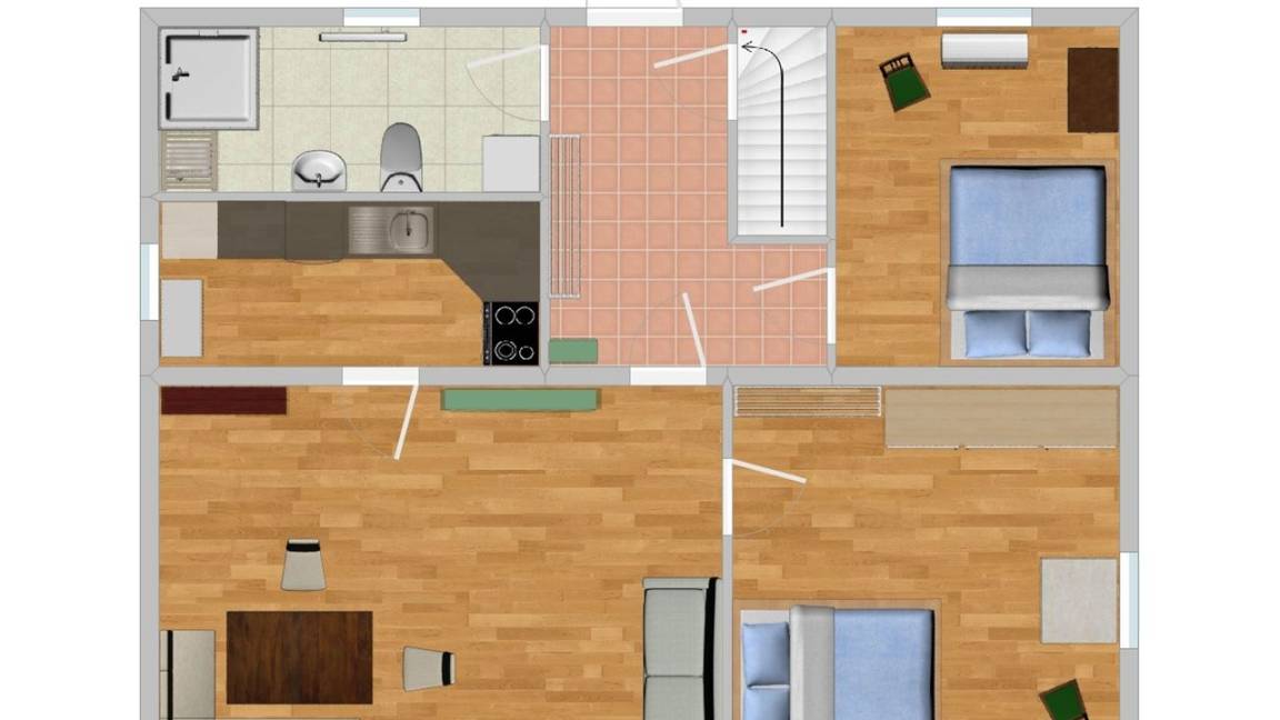63 M² House ∙ 2 Bedrooms ∙ 4 Guests - Bad Aussee