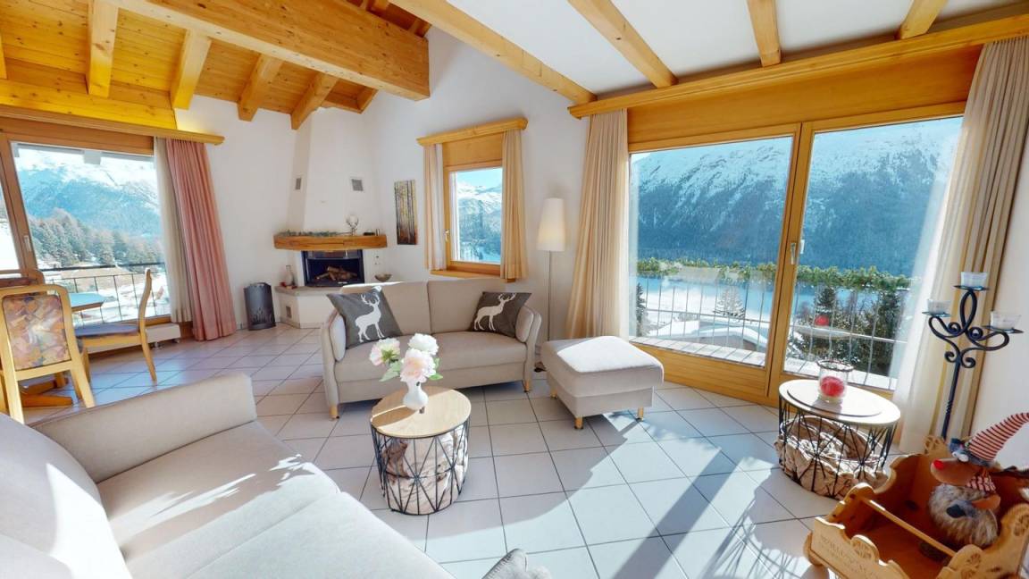 65 M² Ferienwohnung ∙ 1 Schlafzimmer ∙ 2 Gäste - Sankt Moritz