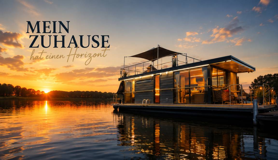 60 M² Hausboot ∙ 1 Schlafzimmer ∙ 2 Gäste - Teupitz
