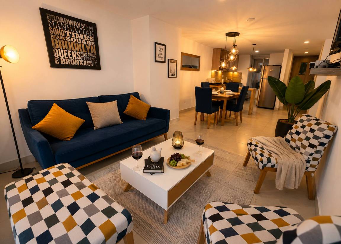 110 M² Apartamento ∙ 3 Quartos ∙ 8 Hóspedes - Sabaneta