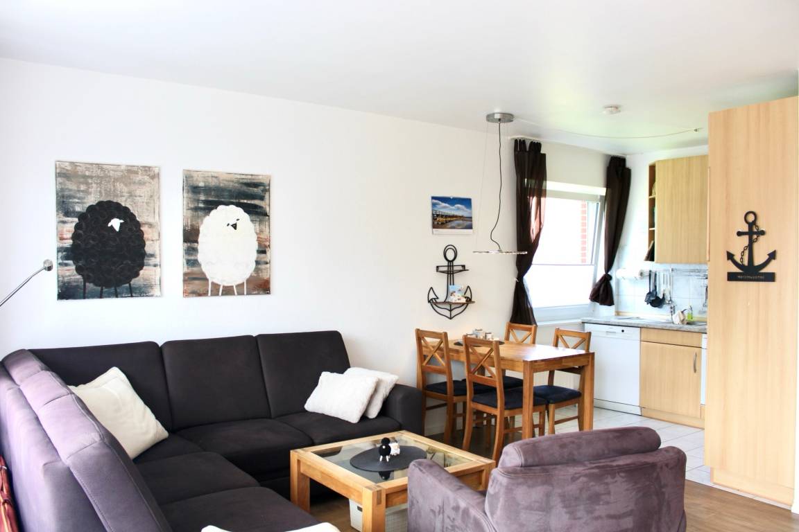 53 m² Ferienwohnung ∙ 1 Schlafzimmer ∙ 3 Gäste – Bild 1