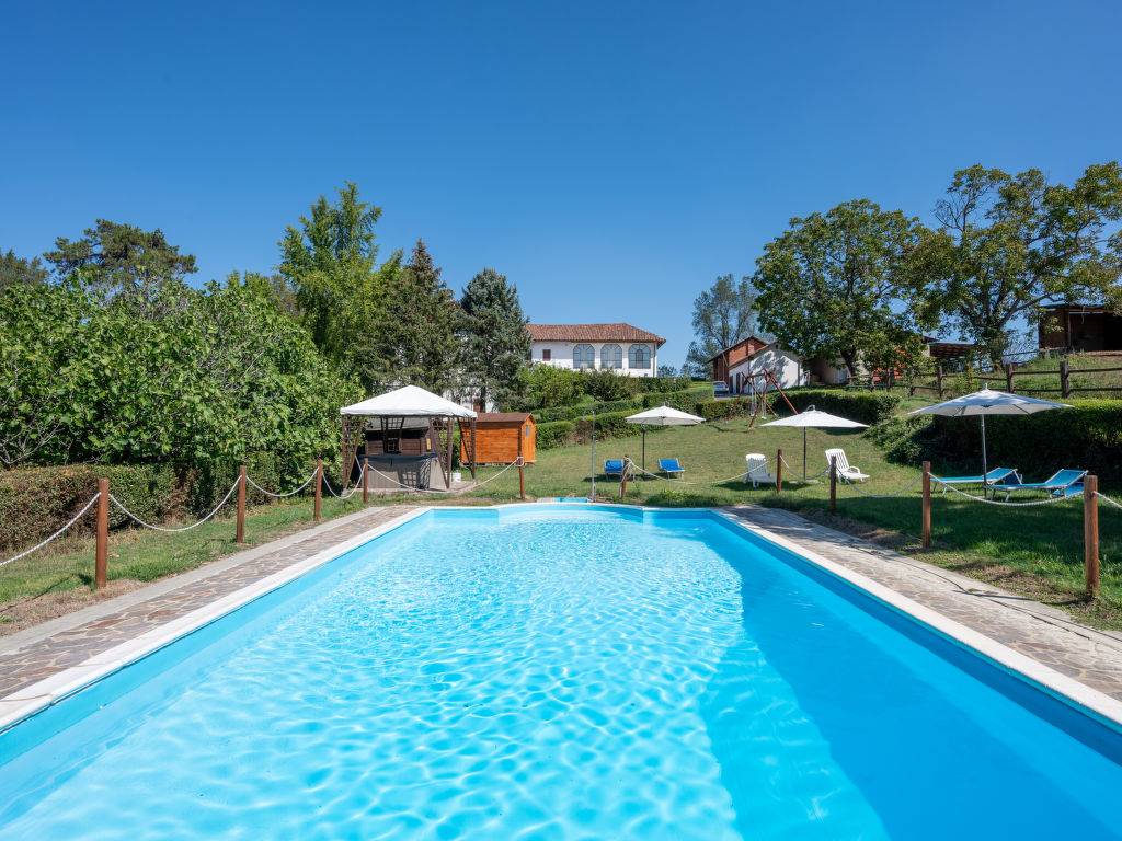 Casale con terrazza, piscina e barbecue + vista panoramica