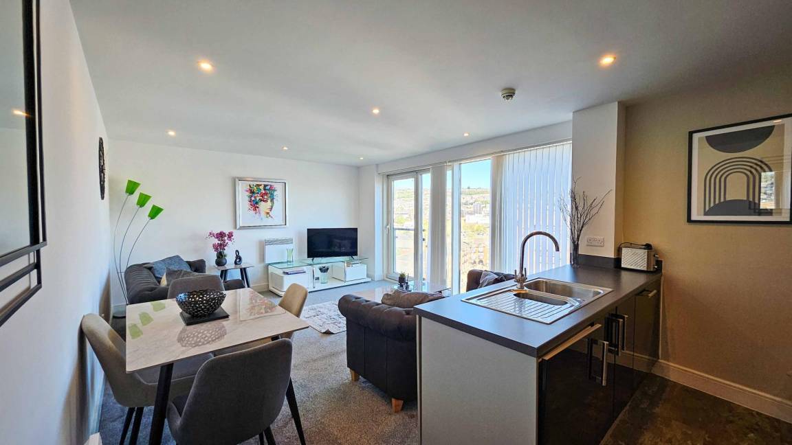 53 M² Apartamento ∙ 1 Habitación ∙ 2 Huéspedes - Swansea