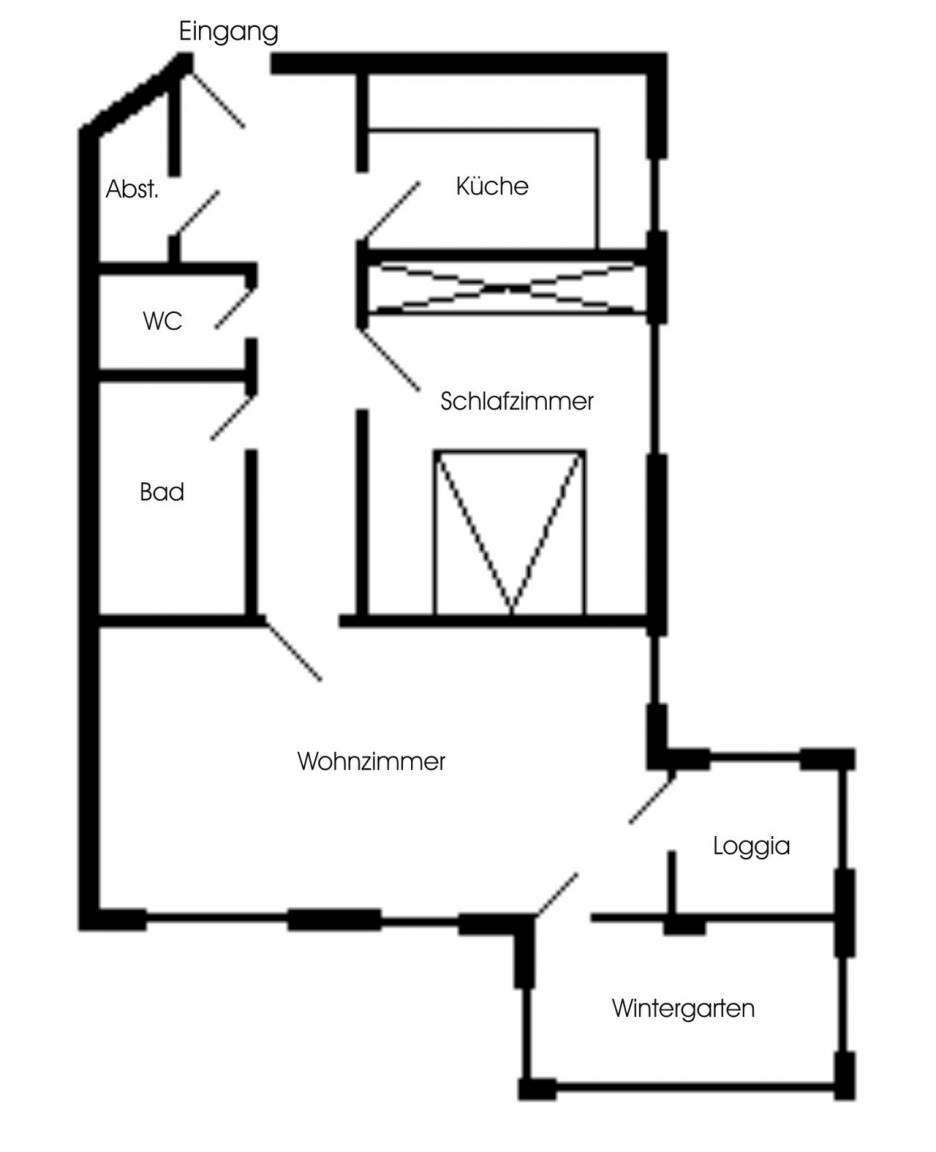 70 m² Ferienwohnung ∙ 1 Schlafzimmer ∙ 2 Gäste – Bild 2