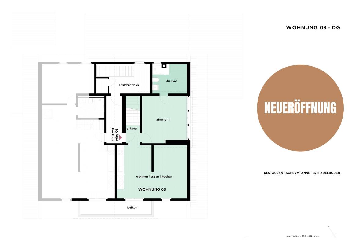 47 M² Appartement ∙ 2 Slaapkamers ∙ 6 Gasten - Lenk