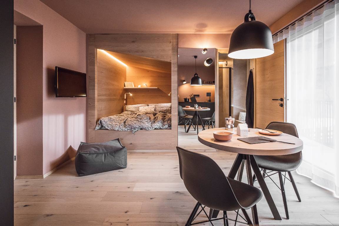 20 M² Ferienwohnung ∙ 1 Schlafzimmer ∙ 2 Gäste - Olang