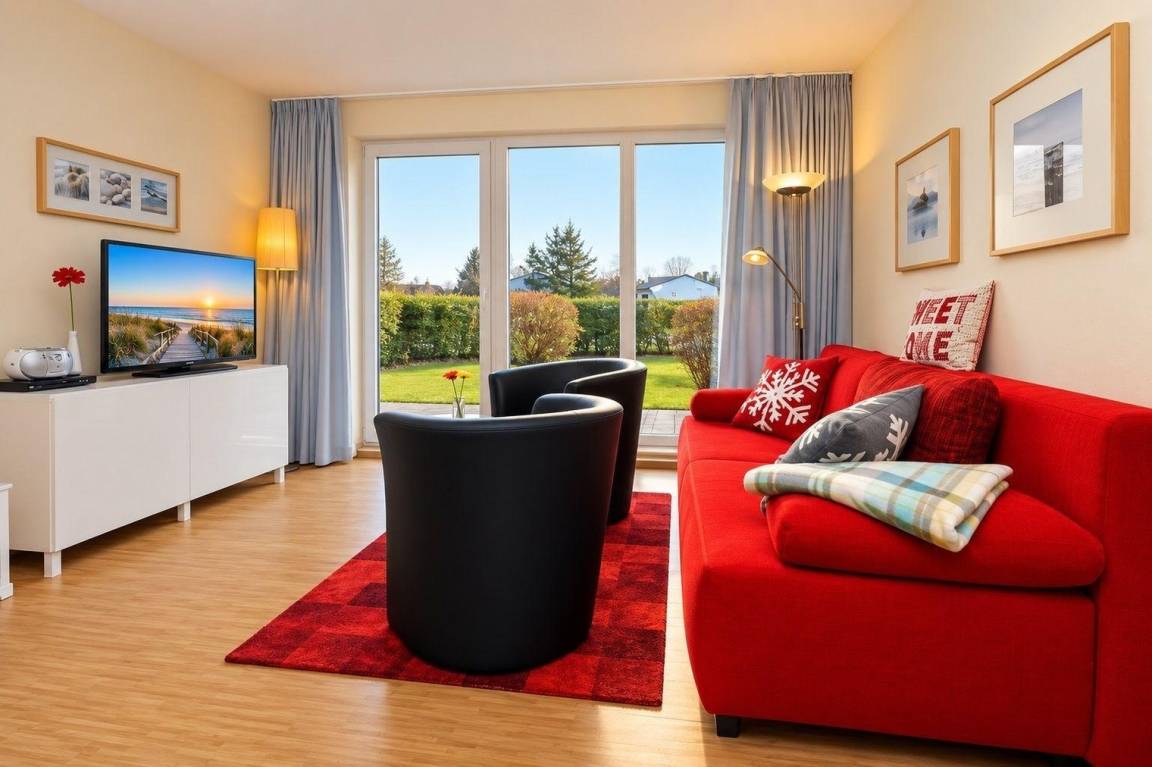 38 m&sup2; Ferienwohnung 1 Schlafzimmer 4 G&auml;ste