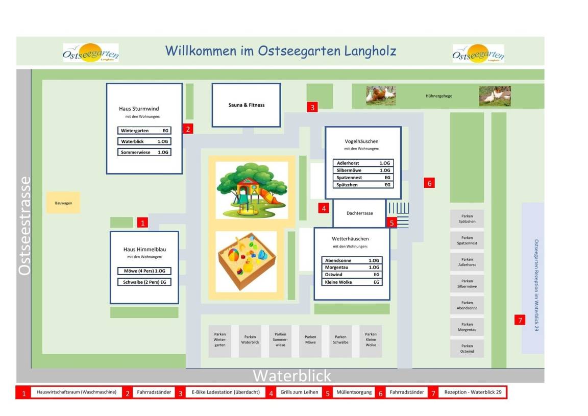 75 m² Ferienwohnung ∙ 3 Schlafzimmer ∙ 4 Gäste – Bild 22