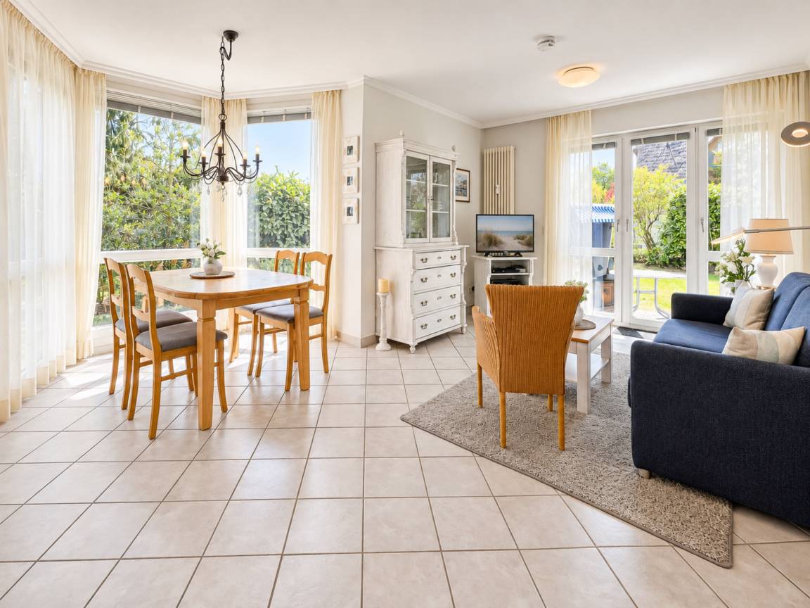 58 m&sup2; Ferienwohnung 1 Schlafzimmer 2 G&auml;ste