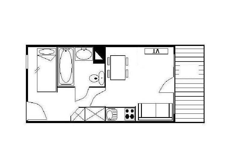 23 m² Studio ∙ 1 Schlafzimmer ∙ 4 Gäste – Bild 18