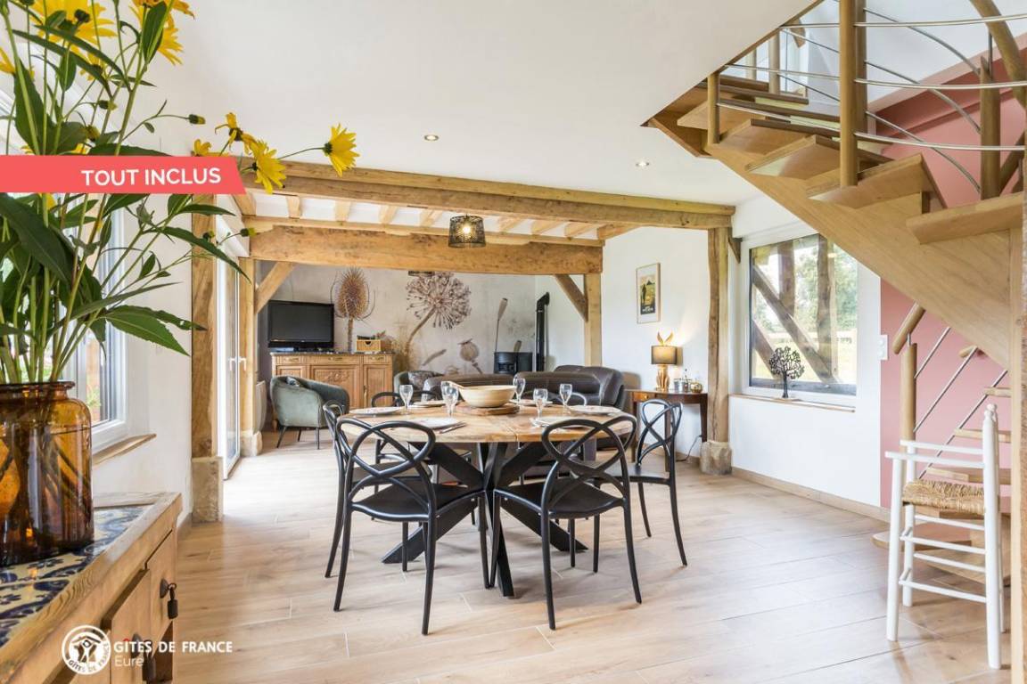 89 M² Gîte ∙ 3 Chambres ∙ 6 Personnes - Bernay