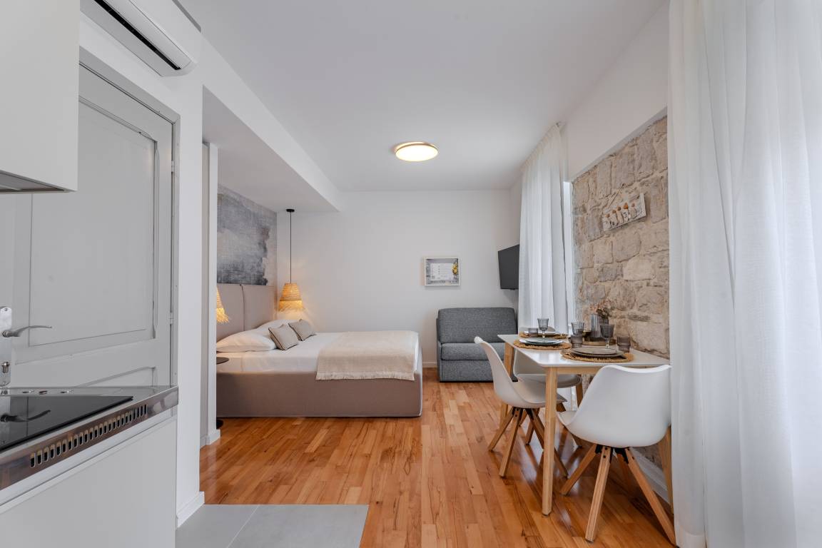 21 M² Apartament Typu Studio ∙ 1 Sypialnia ∙ 3 Gości - Komiža