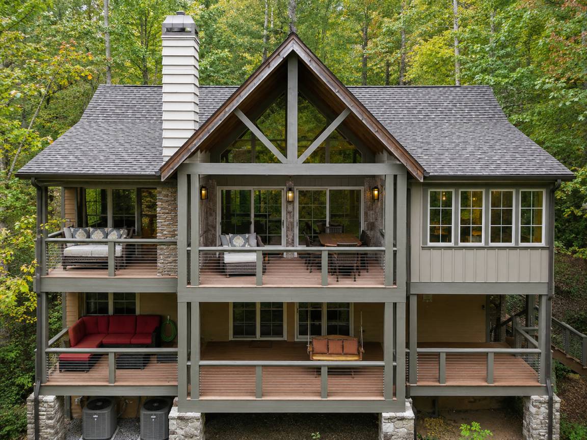 353 M² House ∙ 4 Bedrooms ∙ 10 Guests - Sapphire, NC