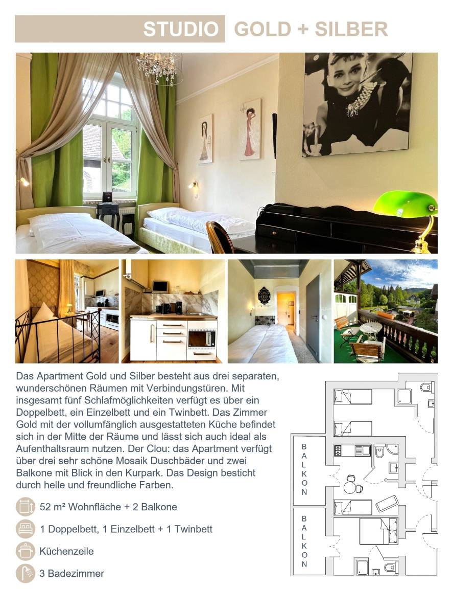 52 m² Ferienwohnung ∙ 2 Schlafzimmer ∙ 5 Gäste – Bild 19